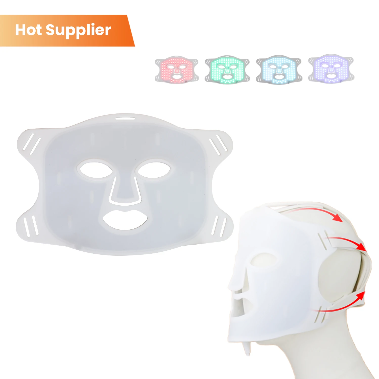 Led Light Therapy Face Mask - Thérapie professionnelle à la lumière infrarouge