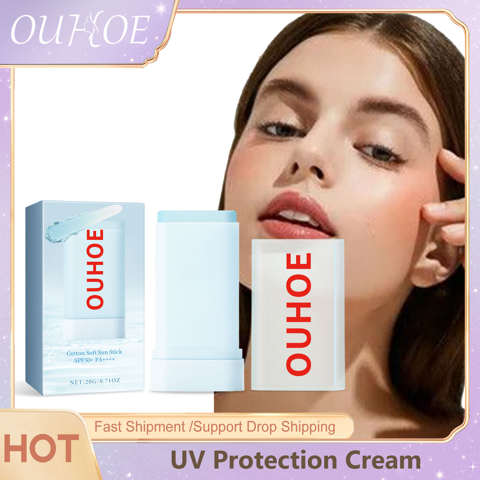 Spf 50 Waterproof Sunscreen - Crème de protection contre les UV