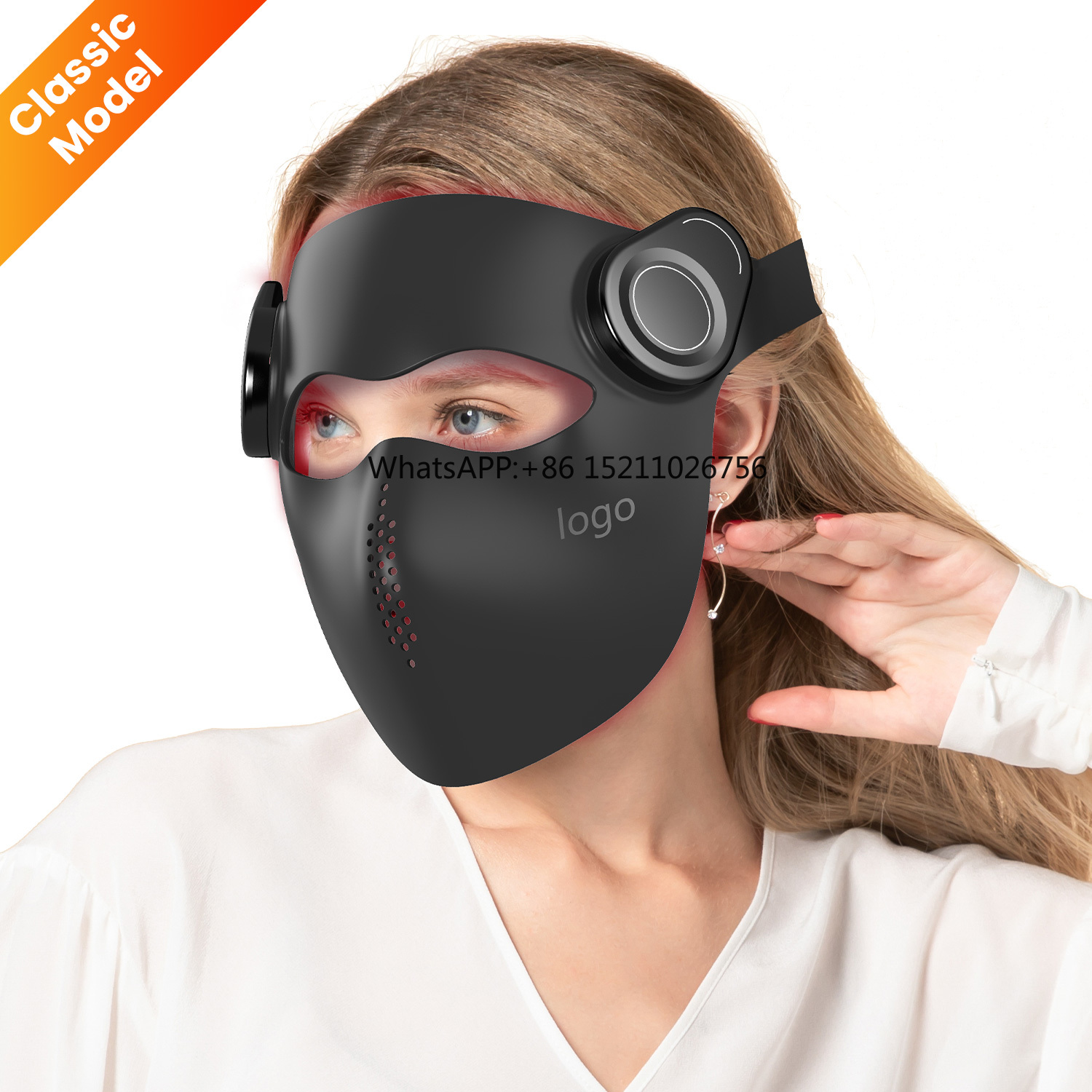 Masque facial VCSEL à 236 LED, - Led Light Therapy Face Mask avis et prix