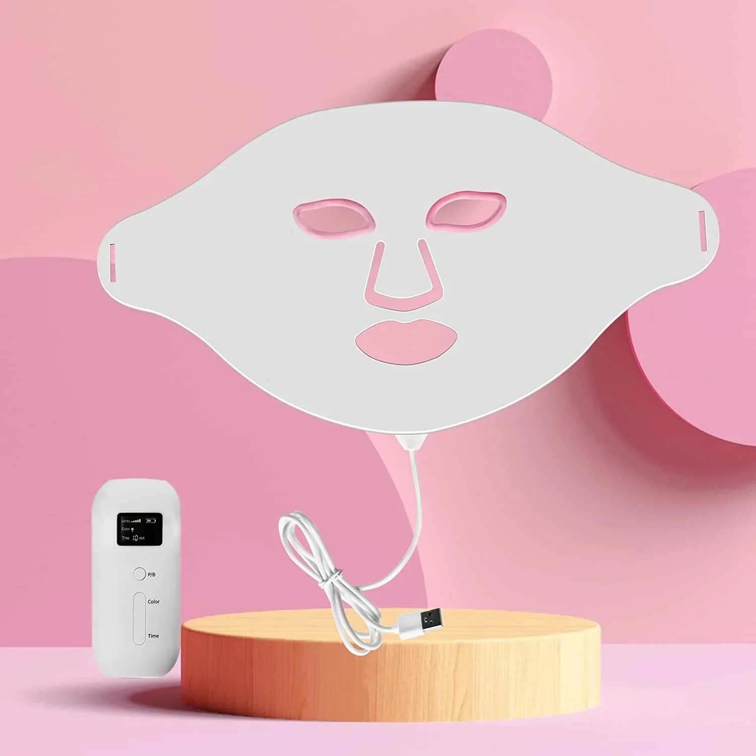 Masque en silicone parfait, mu - Led Light Therapy Face Mask avis et prix