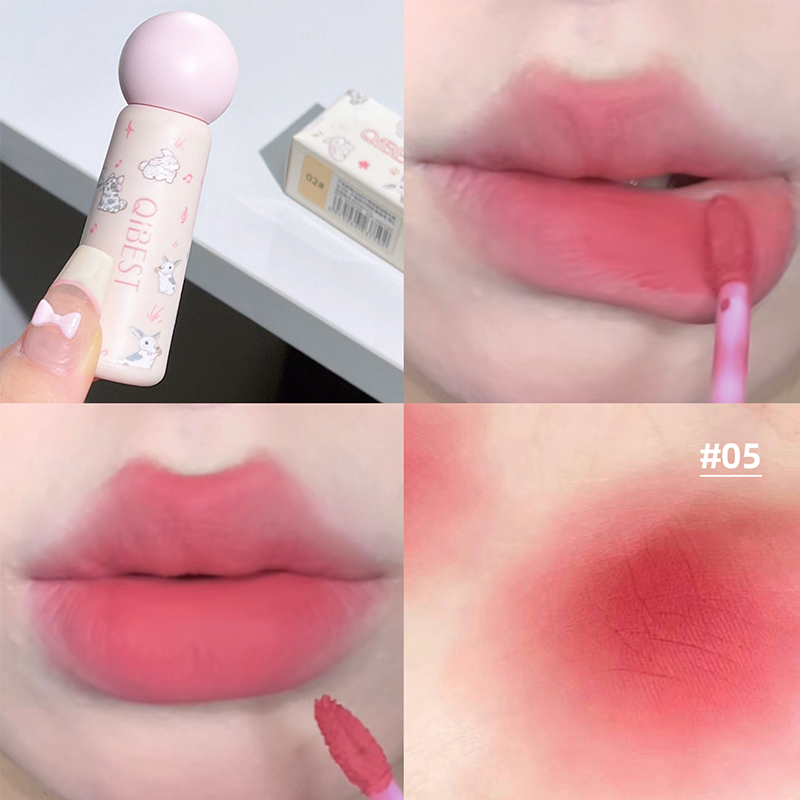 QIBEST mignon velours mat boue - Matte Velvet Lip Tint Long Lasting avis et prix